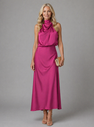 DAPHNE | DRAPED DRESS FOR WOMEN