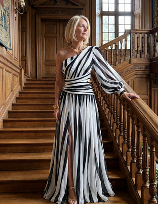 VIOLET | GRACE STRIPED MAXI DRESS FOR WOMEN