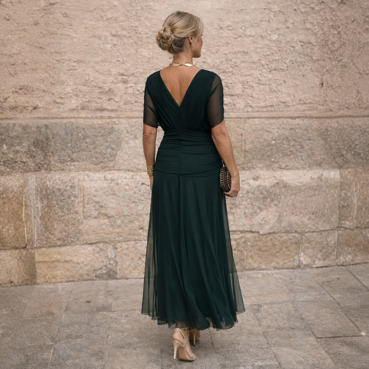 MIKAELA | OFF SHOULDER MAXI DRESS FOR WOMEN