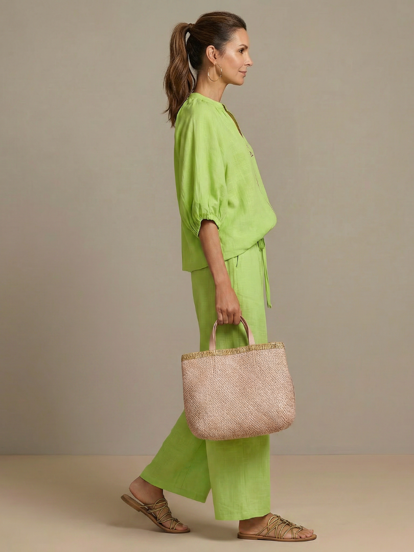 NATALIA | BLOUSON WIDE LEG SET FOR WOMEN