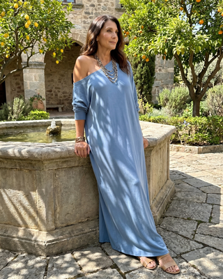 ASTERELLE | ONE SHOULDER MIDI DRESS FOR WOMEN