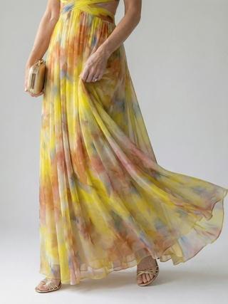 KLARA | SOFT WRAP MAXI DRESS FOR WOMEN