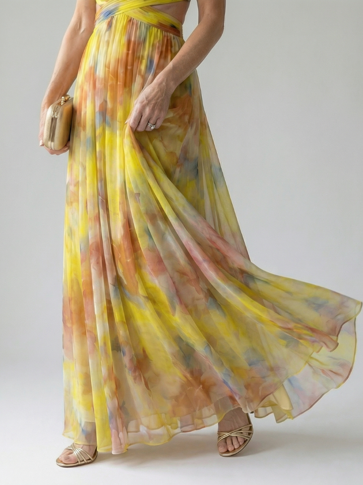 KLARA | SOFT WRAP MAXI DRESS FOR WOMEN