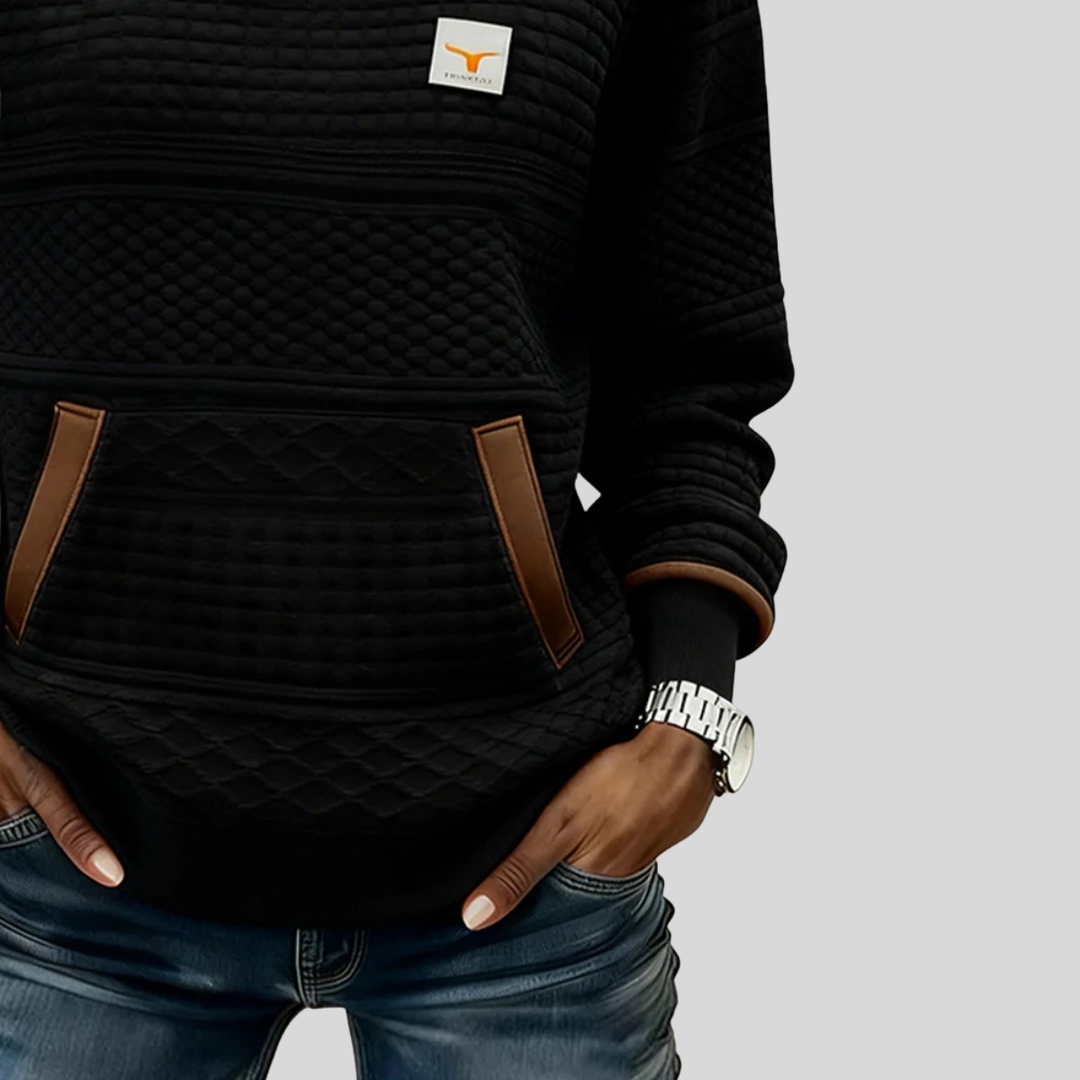 NOELLE | CREW NECK COLORBLOCK SWEATSHIRT FOR WOMEN