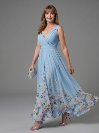 CLARISSA | SLEEVELESS NECK MIDI DRESS FOR WOMEN