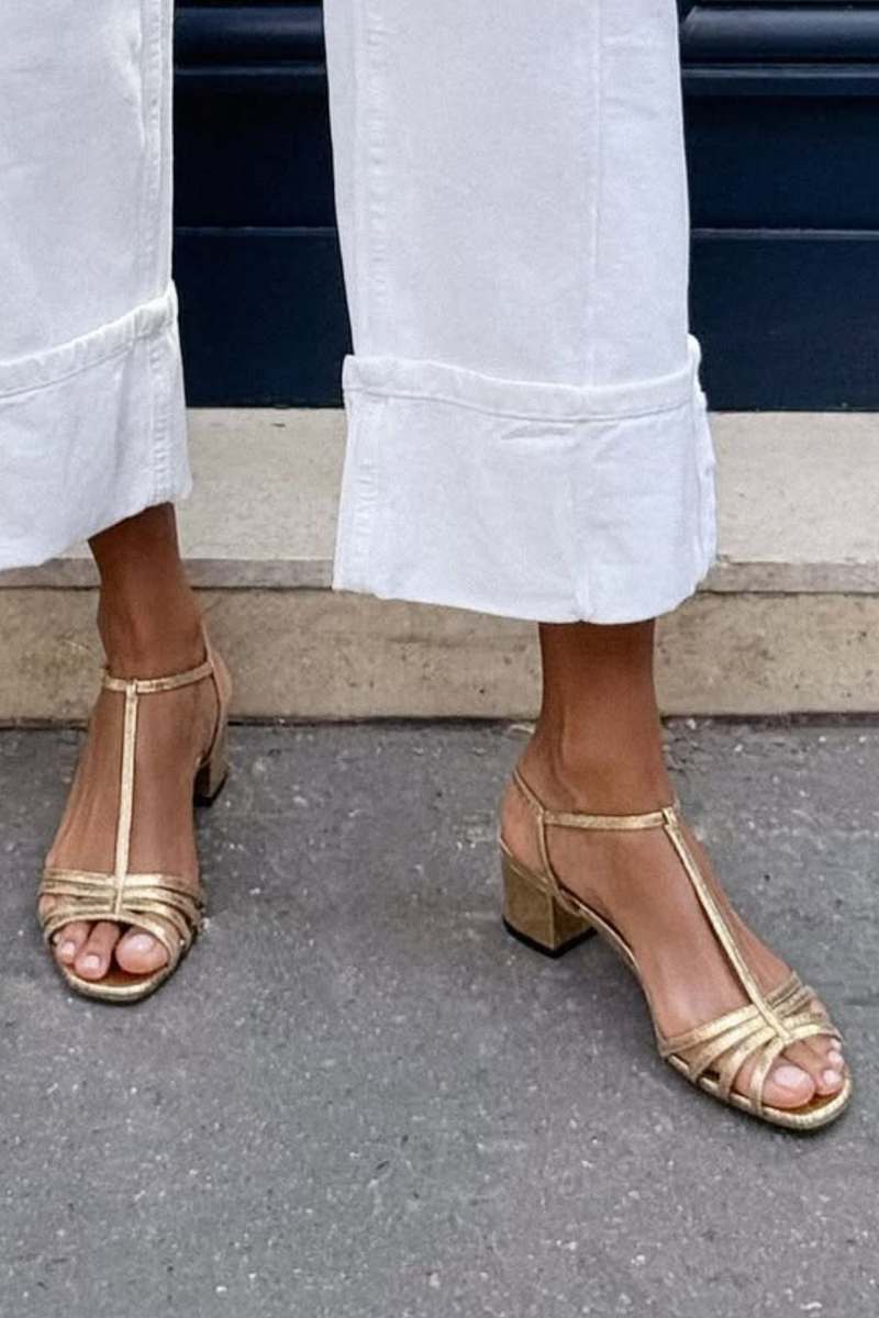 MARISA | GOLDEN EVERYDAY ELEGANCE SANDALS FOR WOMEN