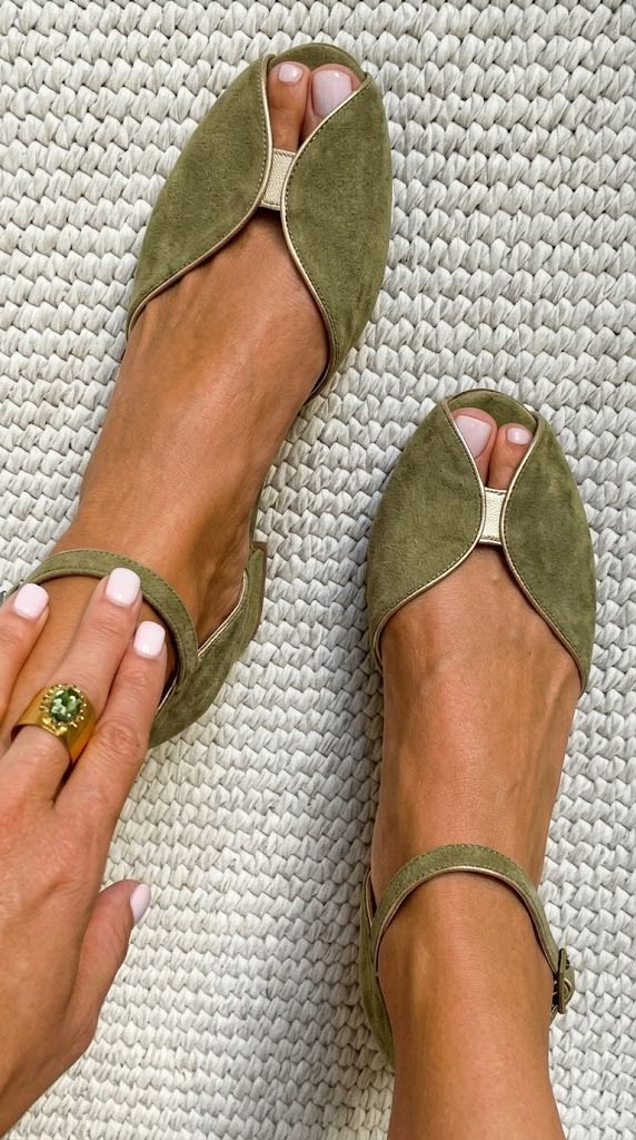 OLIVIA | SAGE GREEN SANDALS FOR WOMEN