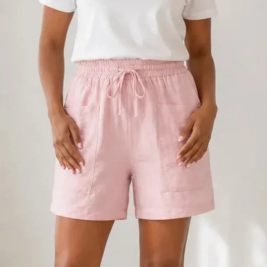 MARLOW | DRAWSTRING DEEP POCKETS SHORTS FOR WOMEN