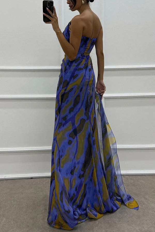 ILONA | VIBRANT DRAPED DRESS FOR WOMEN