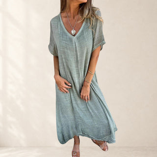 DAVINA | V-NECK DRESS FOR WOMEN