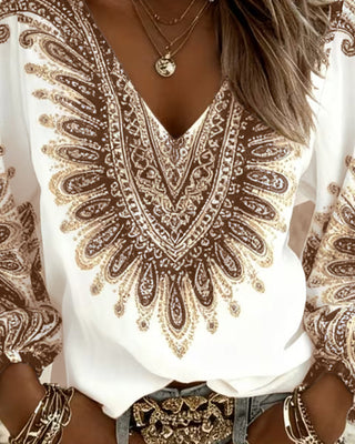 ELARA | PAISLEY PRINT BLOUSE FOR WOMEN