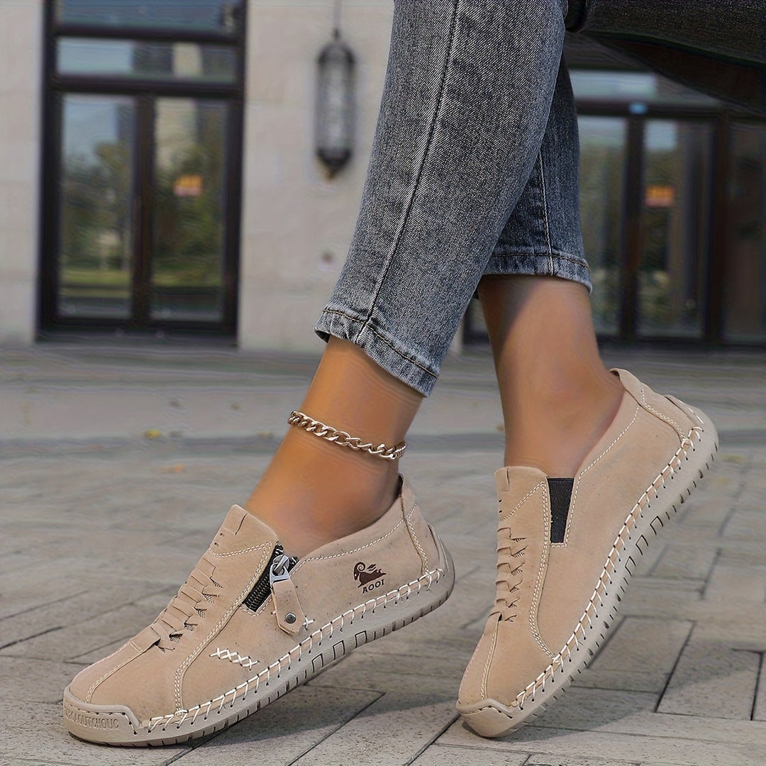 KATHERINE | PRACTICAL ZIPPER SHOES FOR WOMEN
