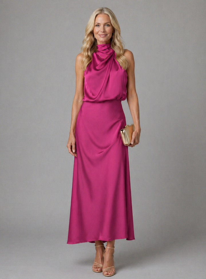 DAPHNE | DRAPED DRESS FOR WOMEN