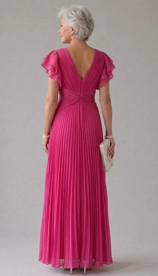 CLARA | PLEATED EVENING DRESS FOR WOMEN