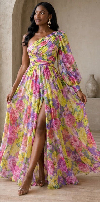 JANNEKE | BLOSSOM DRAMA DRESS FOR WOMEN