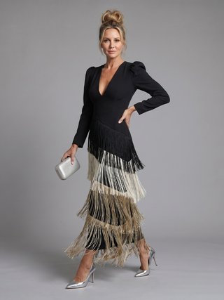 SAMARA | LONG SLEEVE MIDI DRESS FOR WOMEN