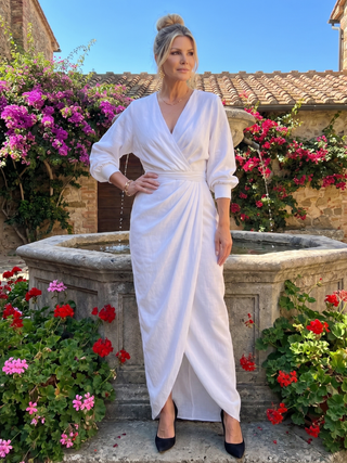 FABLE | LONG SLEEVE MIDI DRESS FOR WOMEN