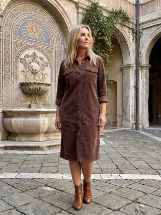 PEMA | LONG SLEEVE MIDI DRESS FOR WOMEN