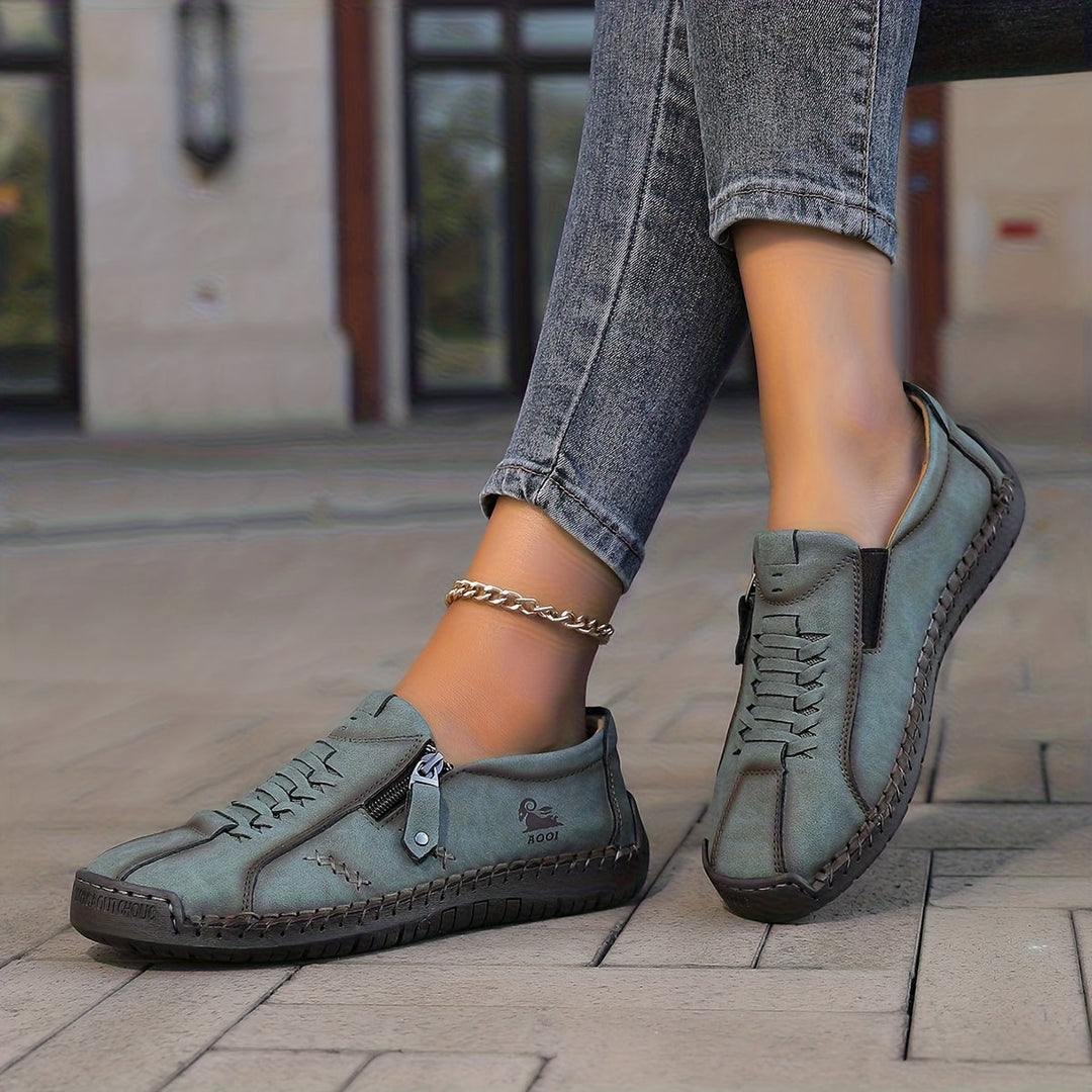 KATHERINE | PRACTICAL ZIPPER SHOES FOR WOMEN