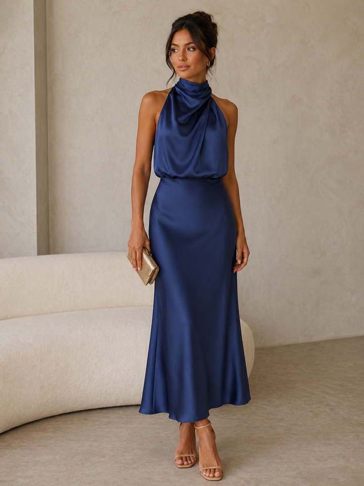 DAPHNE | DRAPED DRESS FOR WOMEN