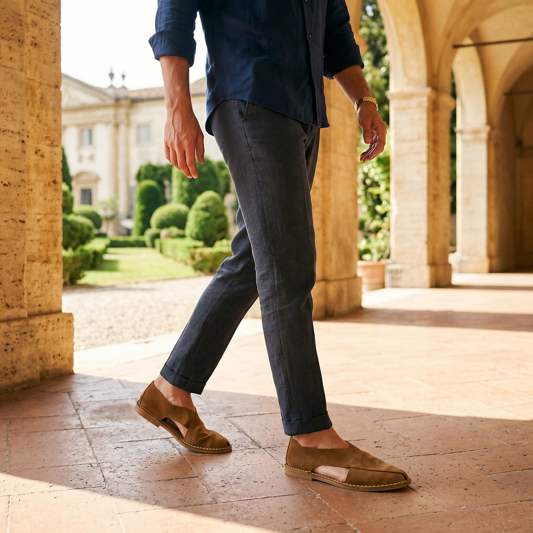 MARLOWE | CROSS-STRAP LOAFERS FOR MEN