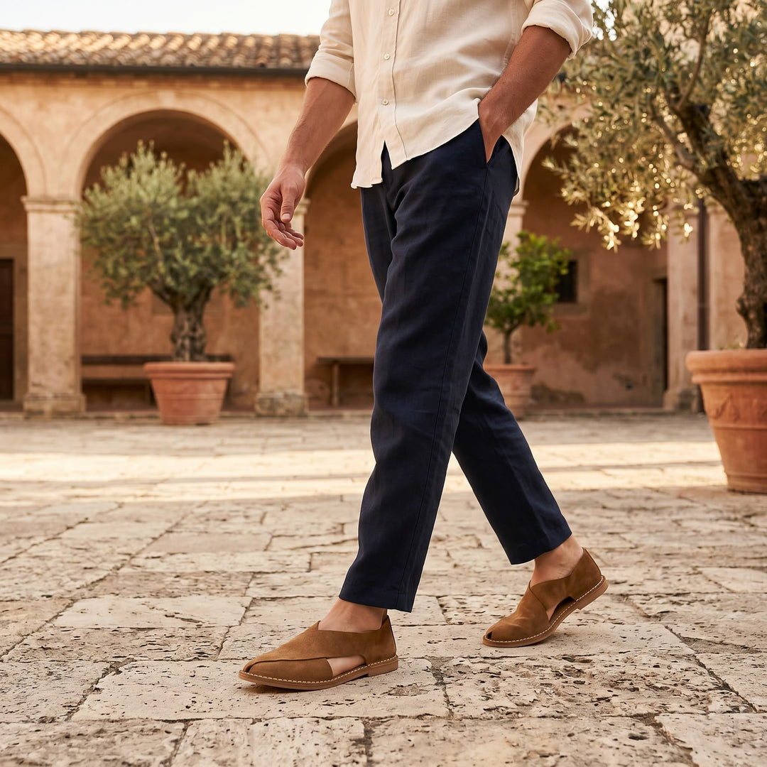 MARLOWE | CROSS-STRAP LOAFERS FOR MEN