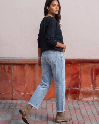 EMILIA | MID RISE STRAIGHT JEANS FOR WOMEN