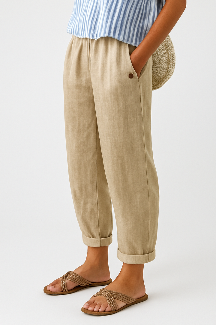 ALBA | STYLISH SIDE POCKETS PANTS FOR WOMEN