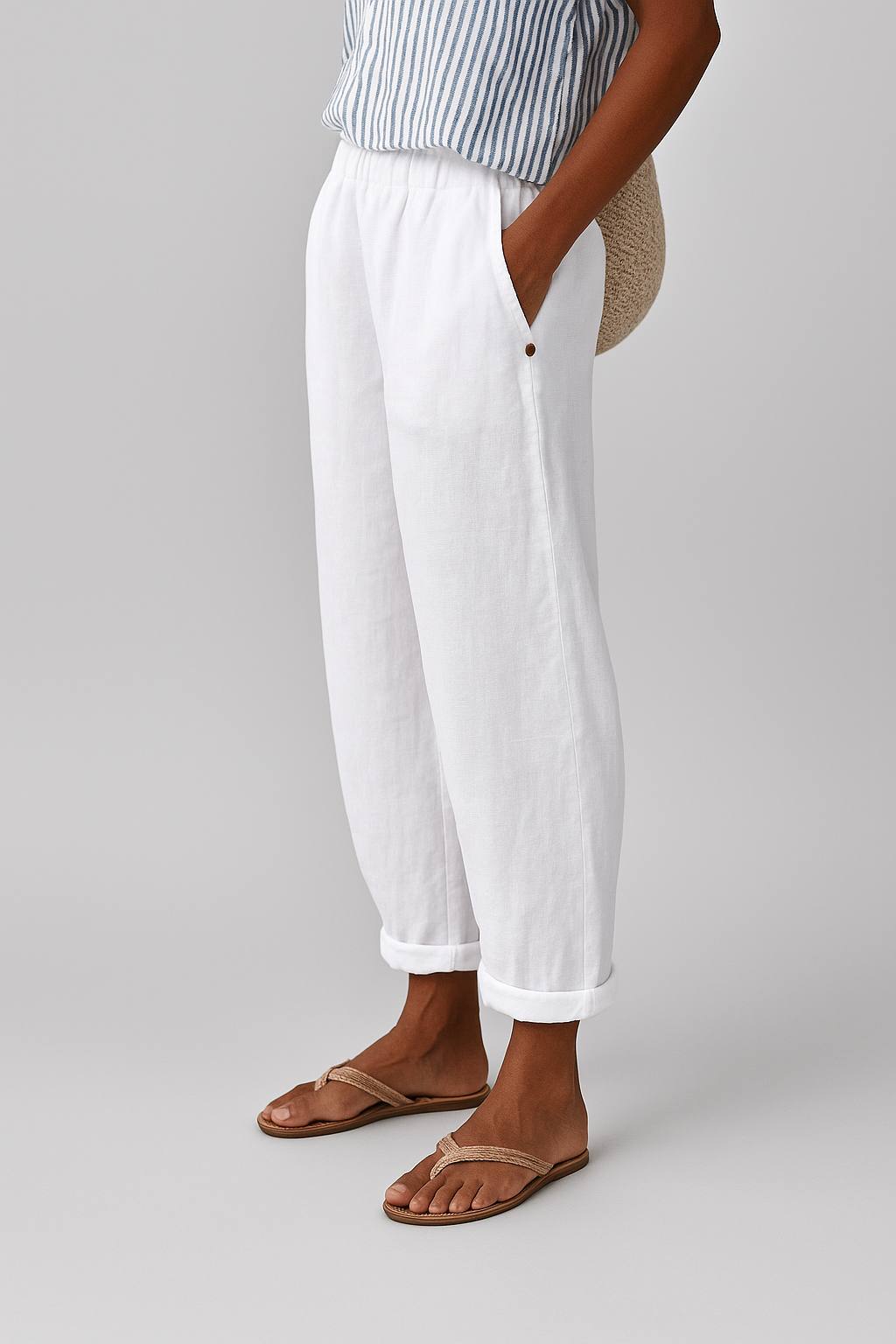 ALBA | STYLISH SIDE POCKETS PANTS FOR WOMEN