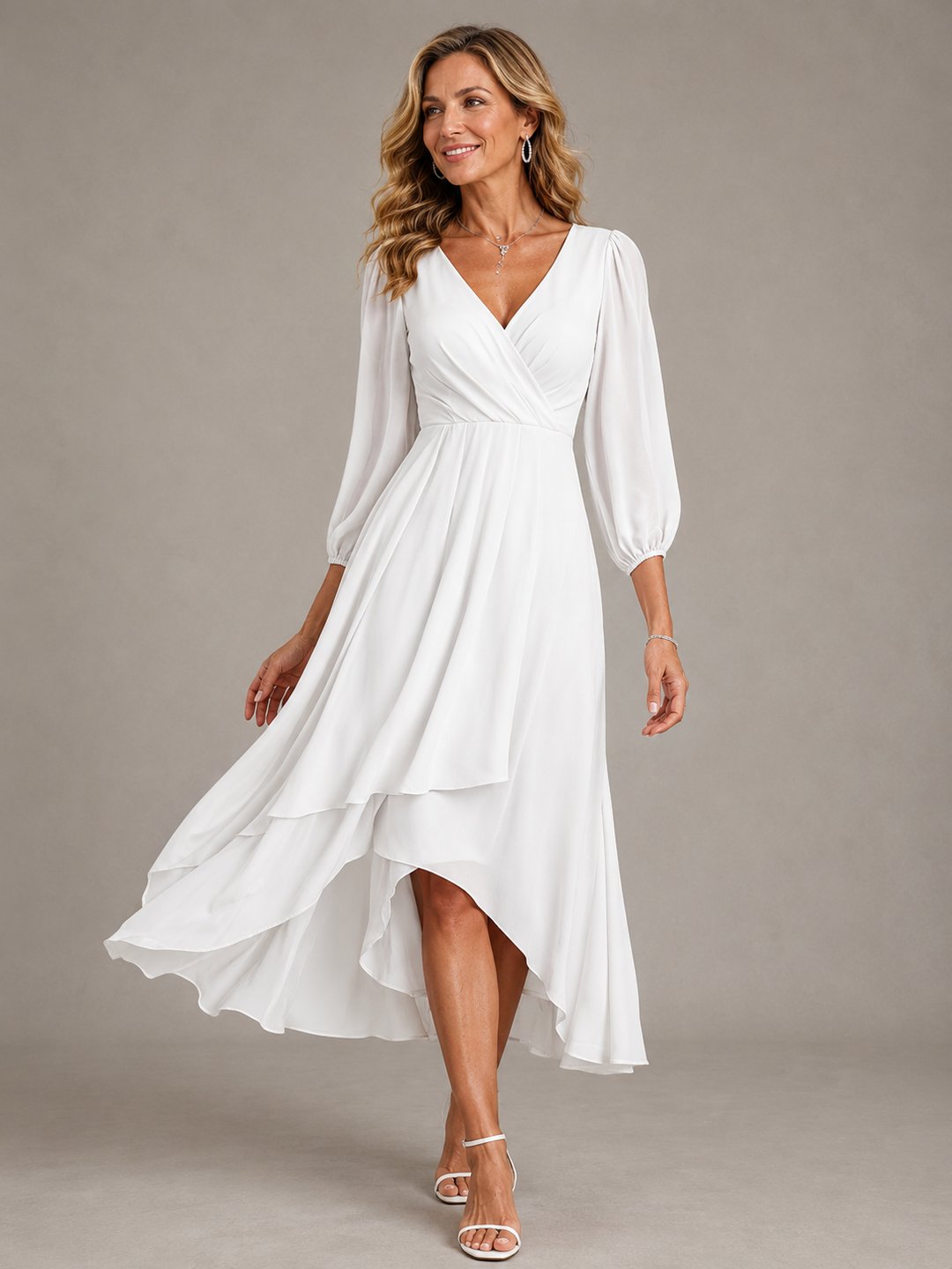 ANOUK | V-NECK LONG DRESS FOR WOMEN