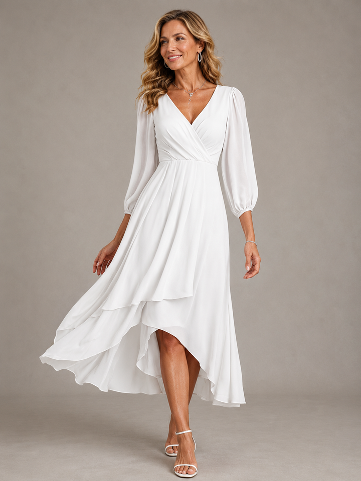 ANOUK | V-NECK LONG DRESS FOR WOMEN