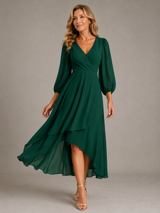 ANOUK | V-NECK LONG DRESS FOR WOMEN