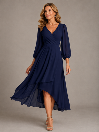 ANOUK | V-NECK LONG DRESS FOR WOMEN
