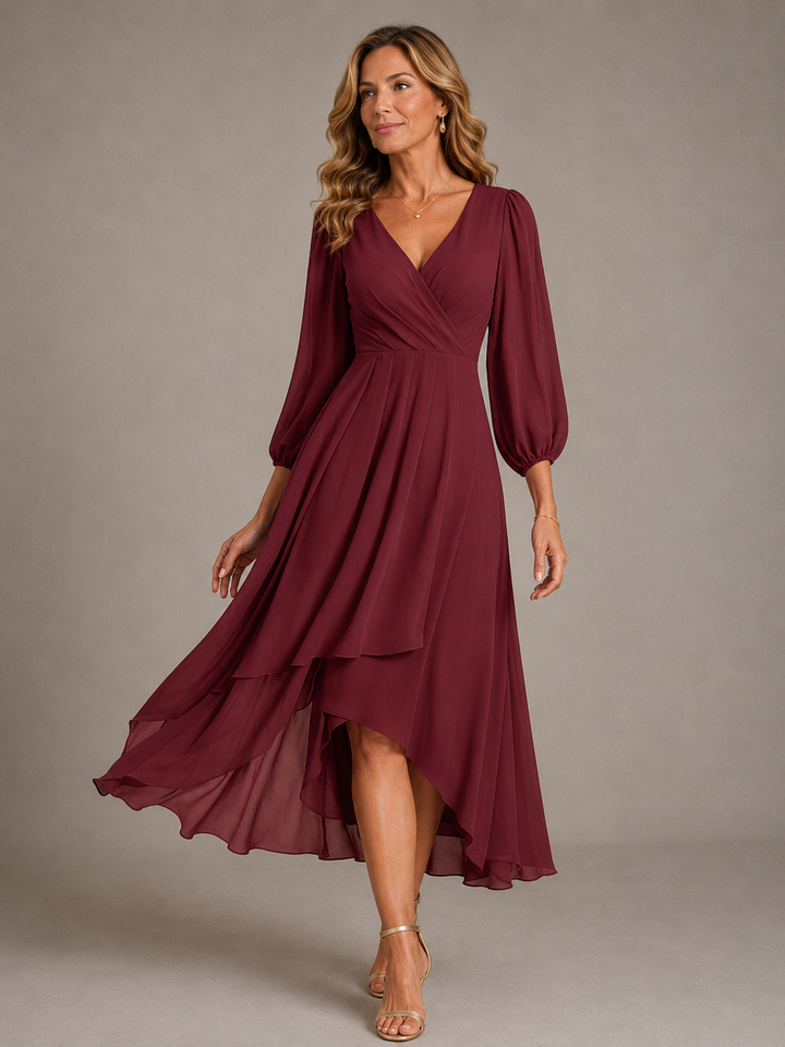 ANOUK | V-NECK LONG DRESS FOR WOMEN