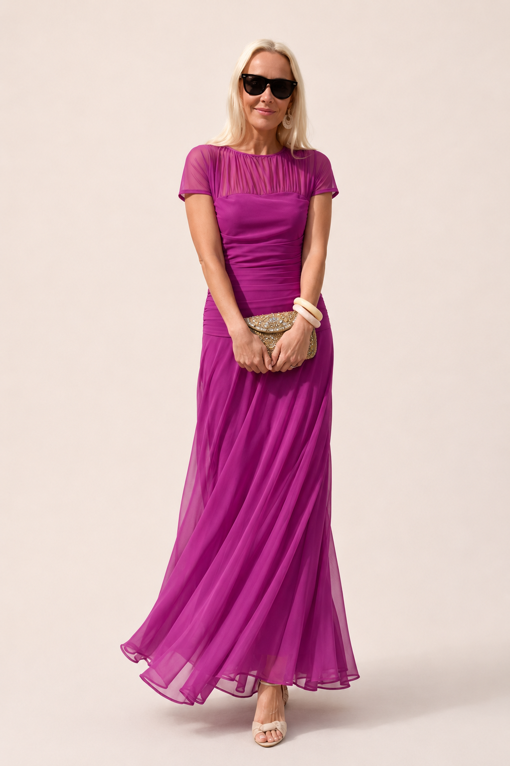 DAVINA | CHIFFON DRESS FOR WOMEN