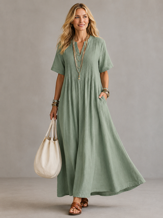 JACINTA | PLEATED DRESS FOR WOMEN