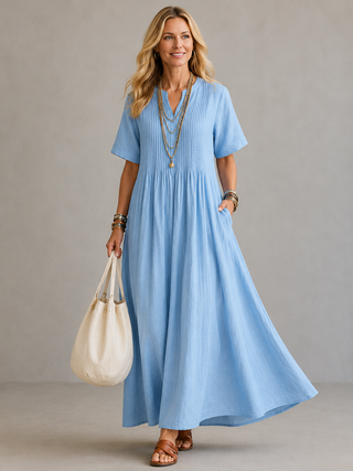 JACINTA | PLEATED DRESS FOR WOMEN