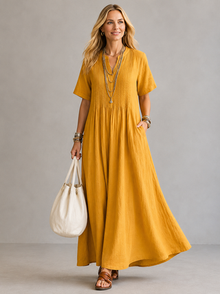 VESNA | PLEATED DRESS FOR WOMEN