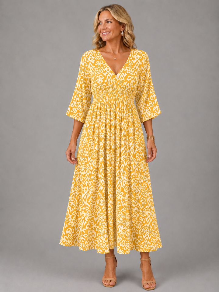 TABITHA | BOHEMIAN FLOW MIDI DRESS FOR WOMEN
