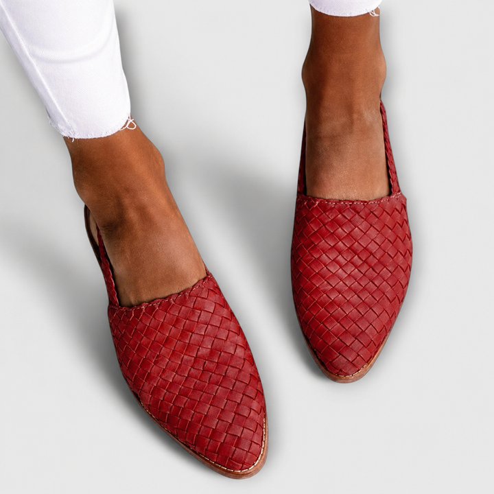 SIMONE | WOVEN SLINGBACK LOAFERS FOR WOMEN