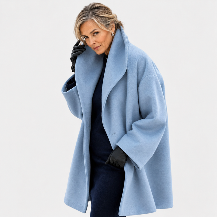 BRIGITTA | OVERSIZED WIDE-COLLAR WINTER COAT FOR WOMEN