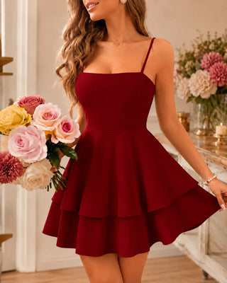 SIENNA | TIERED FIT FLARE DRESS FOR WOMEN