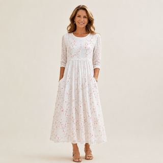 ISLA | FLORAL POCKET DRESS FOR WOMEN