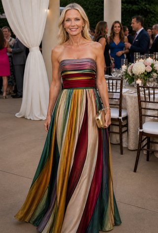 TALMA | EFFORTLESS STRAPLESS A-LINE DRESS FOR WOMEN