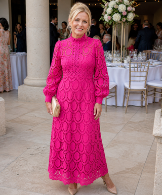 CARLOTTA | LACE MIDI DRESS FOR WOMEN