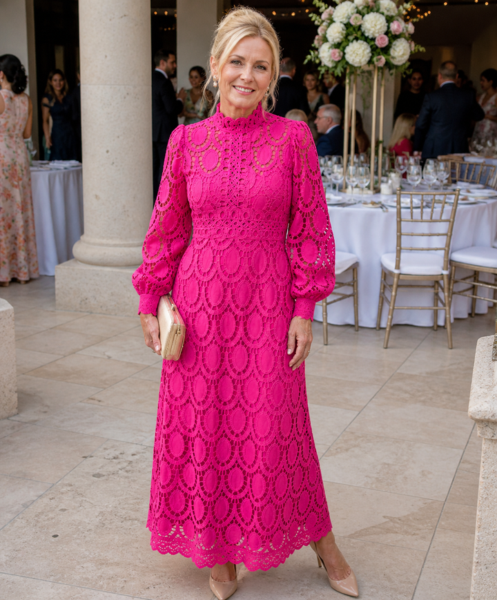 CARLOTTA | LACE MIDI DRESS FOR WOMEN