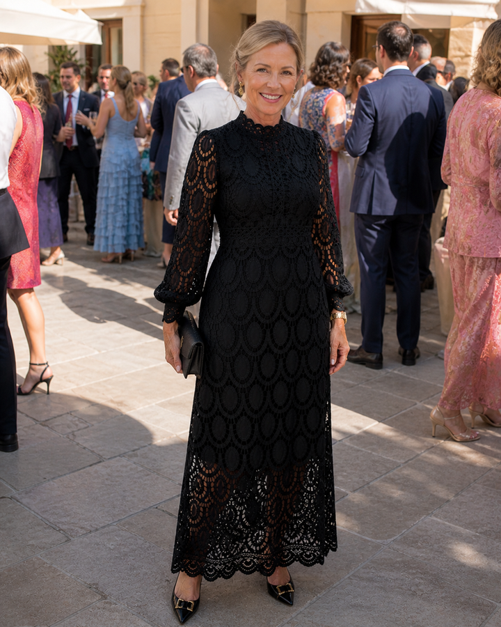CARLOTTA | LACE MIDI DRESS FOR WOMEN