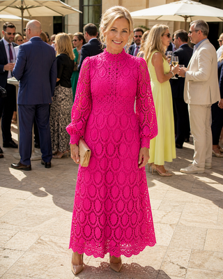 CARLOTTA | LACE MIDI DRESS FOR WOMEN