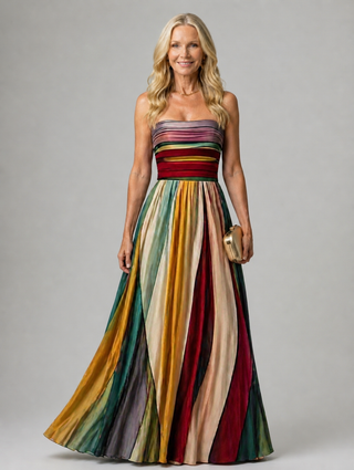 MAREN | EFFORTLESS STRAPLESS A-LINE DRESS FOR WOMEN