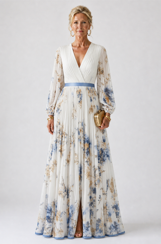 JOHANNA | LONG SLEEVE NECK DRESS FOR WOMEN